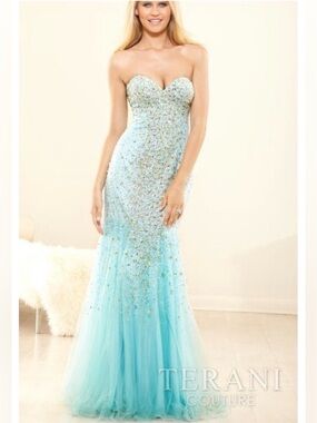 TERANI COUTURE SEQUIN MERMAID GOWN